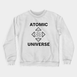 atomic universe Black Crewneck Sweatshirt